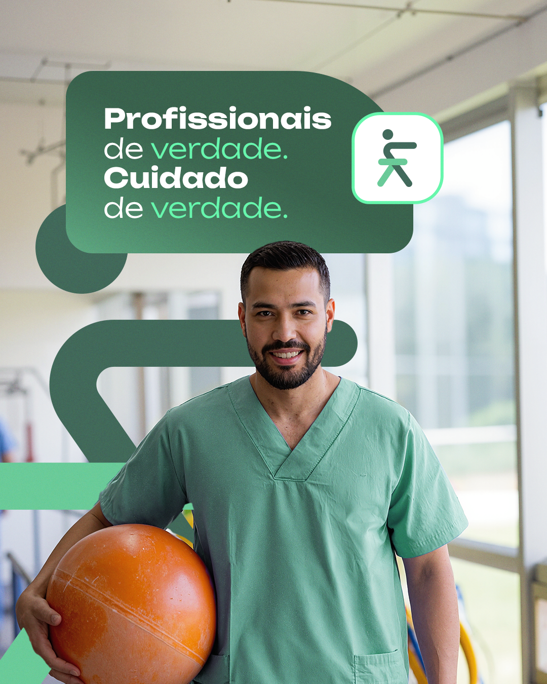 Profissionais de verdade. Cuidado de verdade.